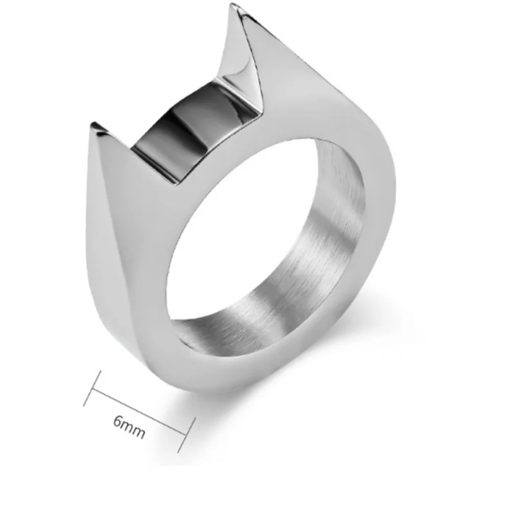 Cute Kitty Ears Ring, Self Defense Ring For Couples, & Men or Women - Picture 10 of 16